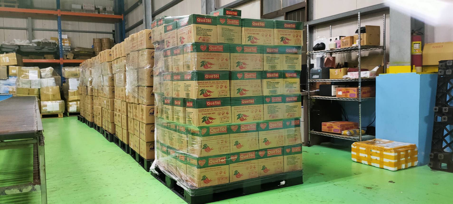 Stacked Pallets